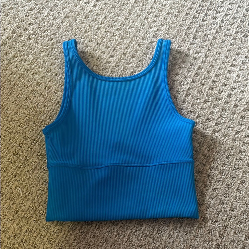 Lululemon Athletica Vibrant Blue power pivot Tank